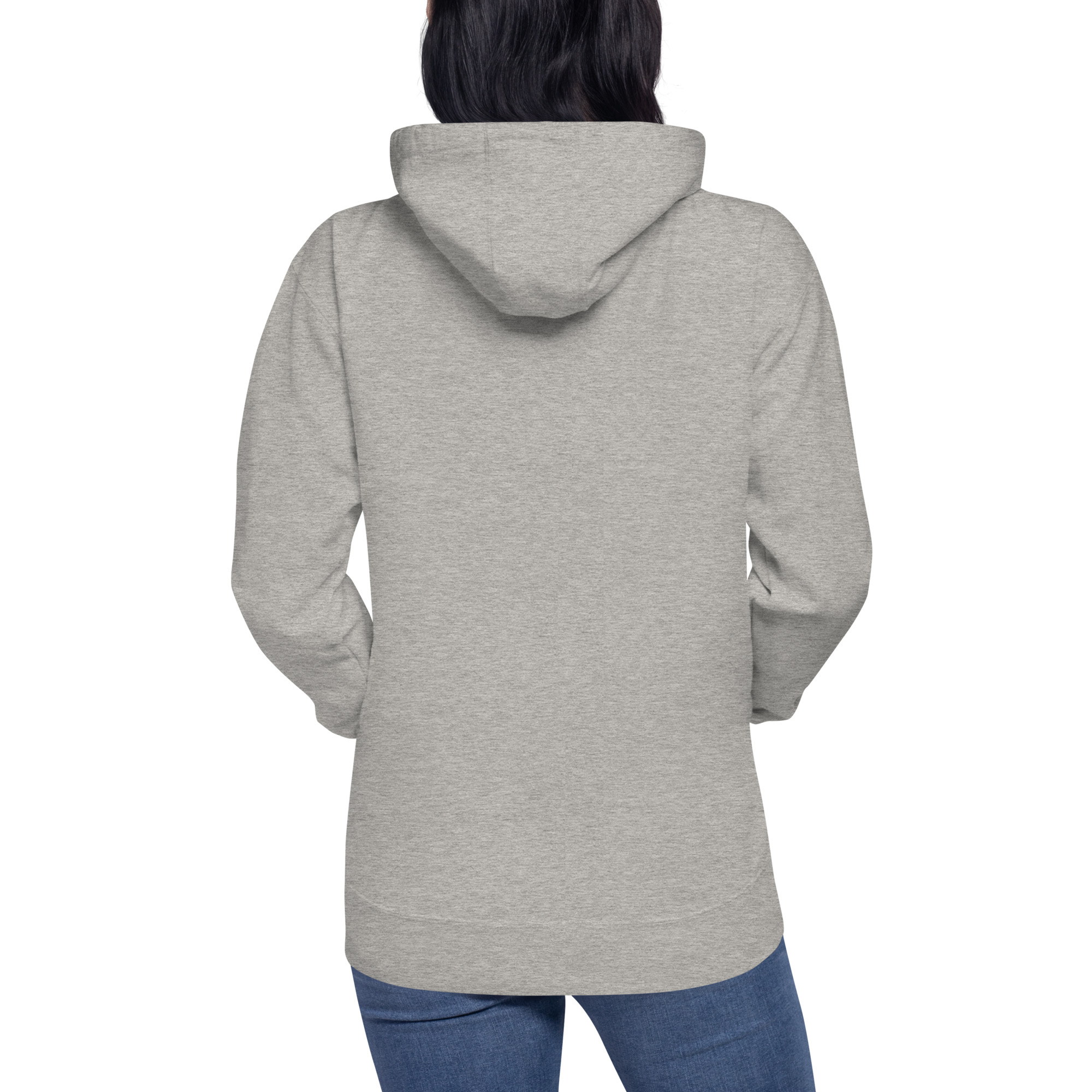 VYSANO Grey Skies Embroidered Unisex Hoodie - Image 3