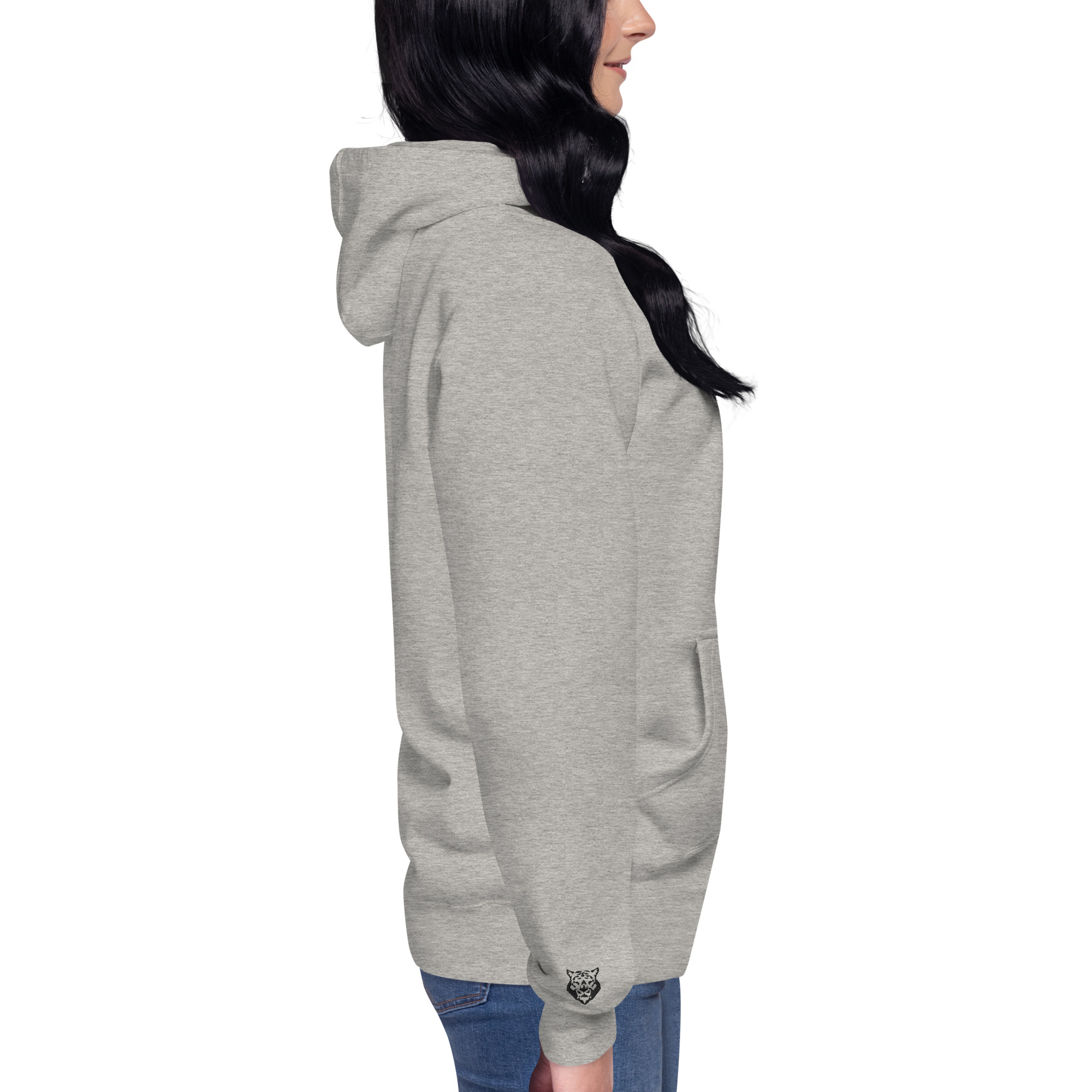 VYSANO Grey Skies Embroidered Unisex Hoodie - Image 5