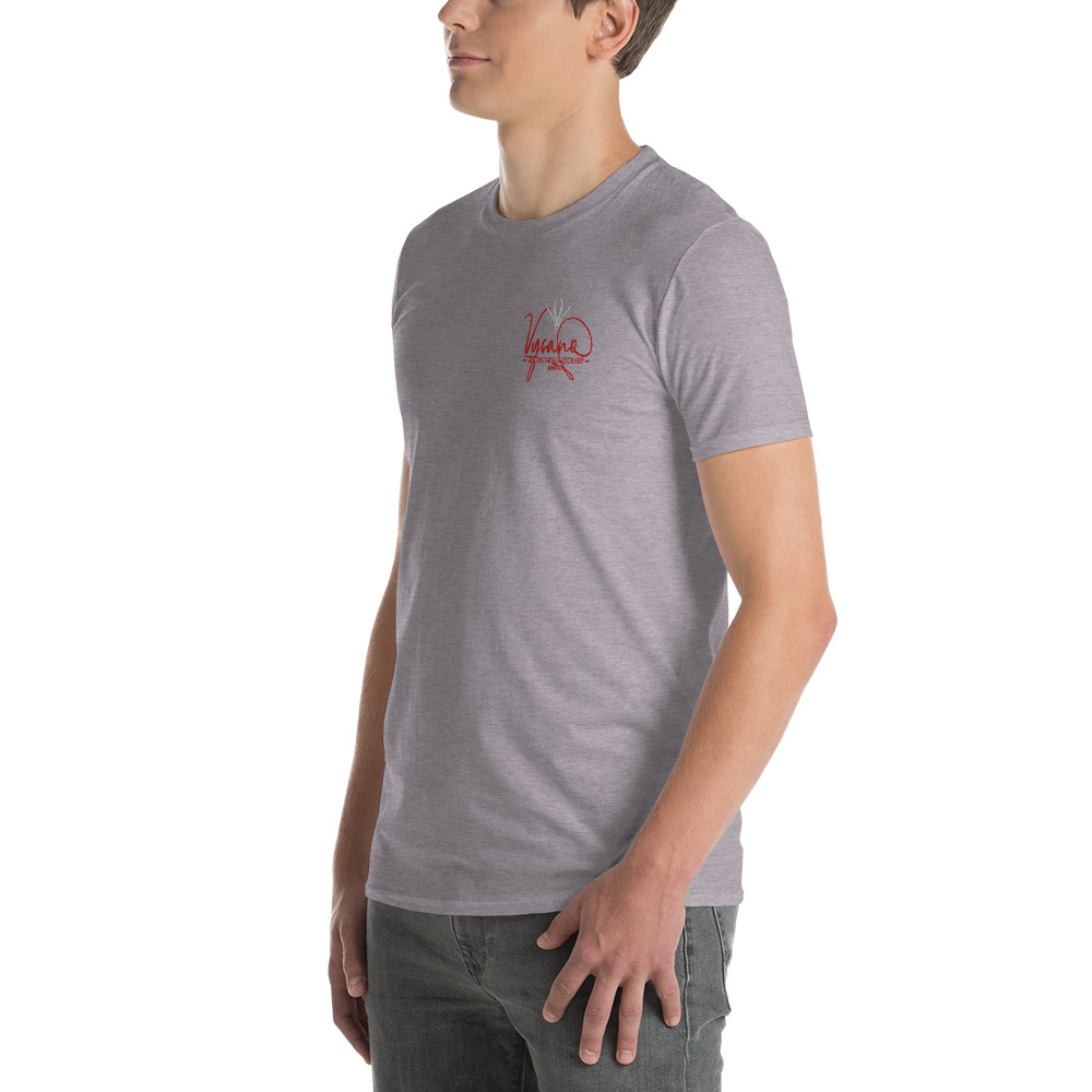 VYSANO Grey Skies Embroidered Short-Sleeve T-Shirt - Image 5