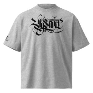 VYSANO Grey Skies Organic Oversized High Neck T-shirt